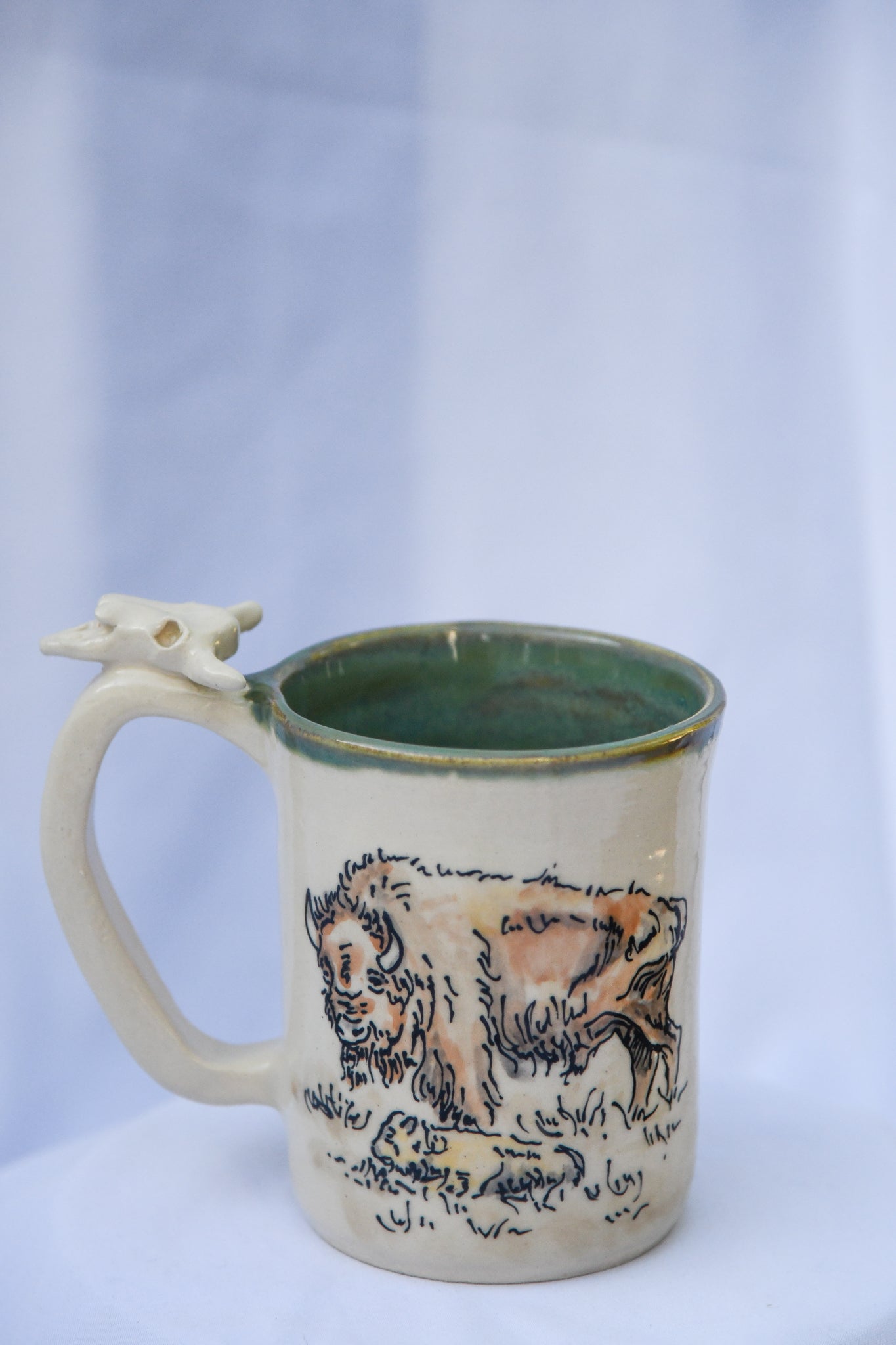 Bison & Calf Mug