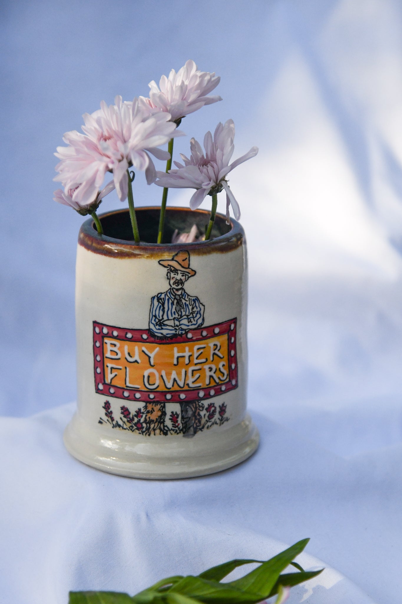 Buy Her Flowers Mini Vase