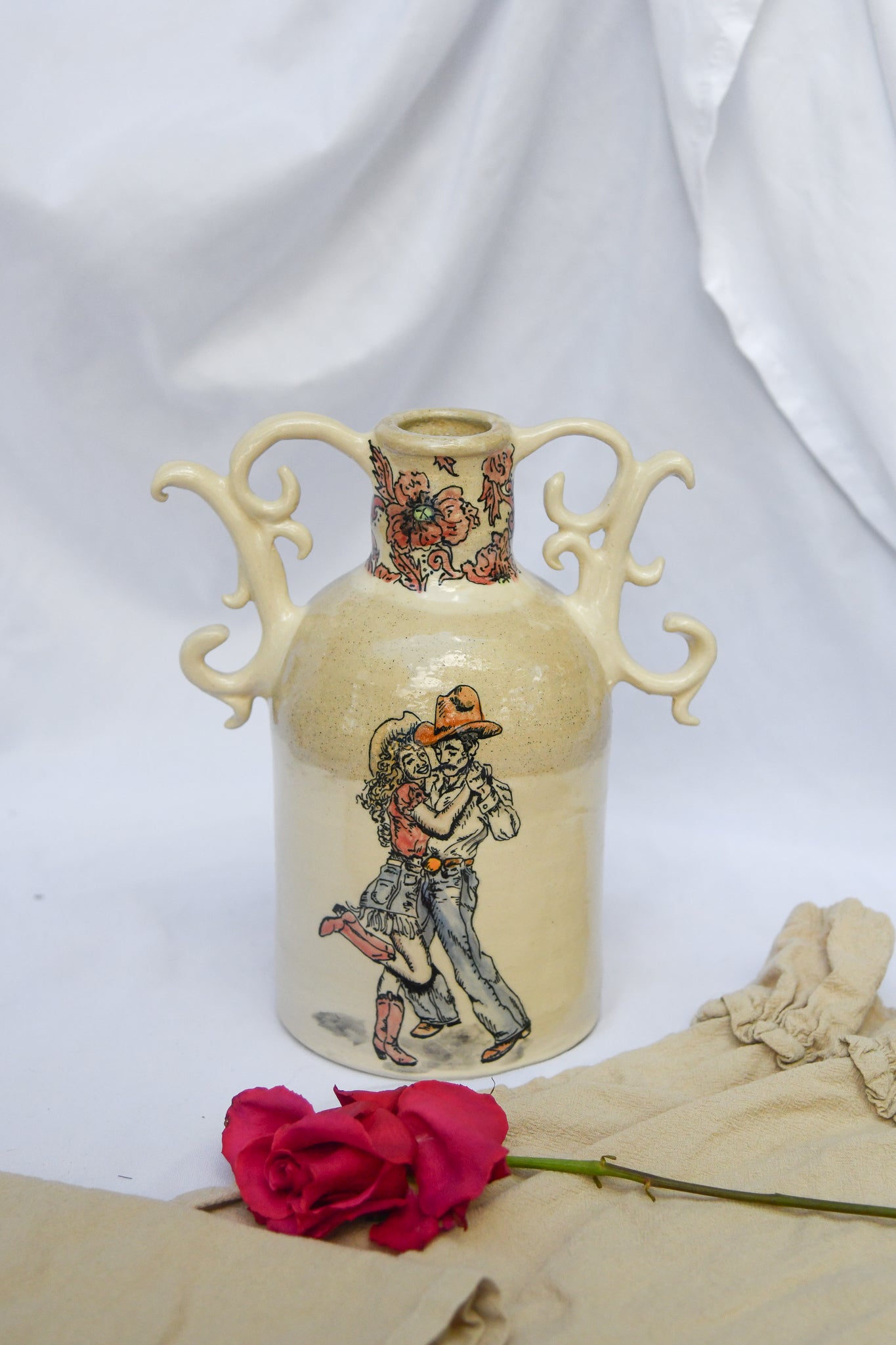 Dancing Couple Vase