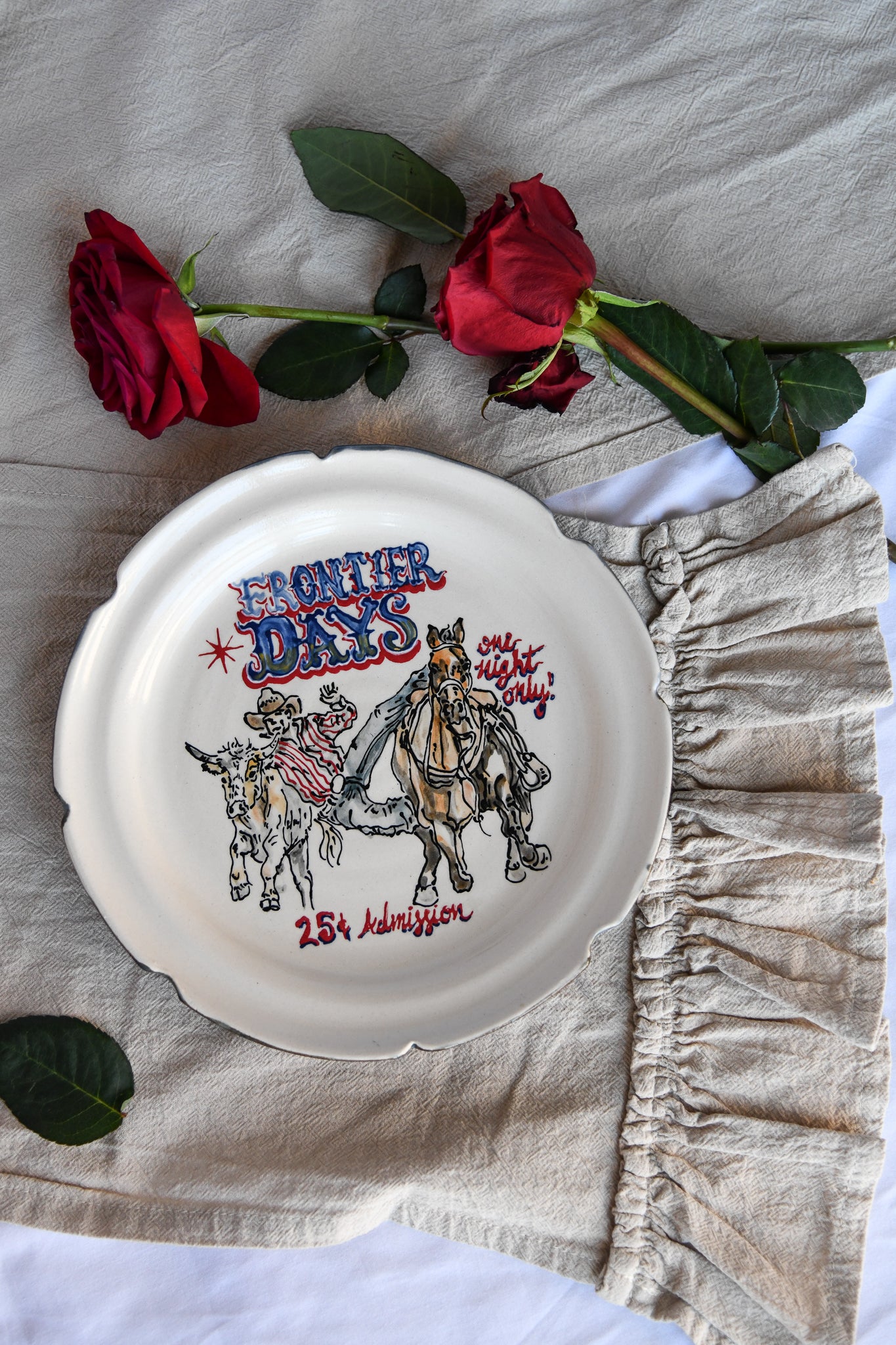 Frontier Days Plate