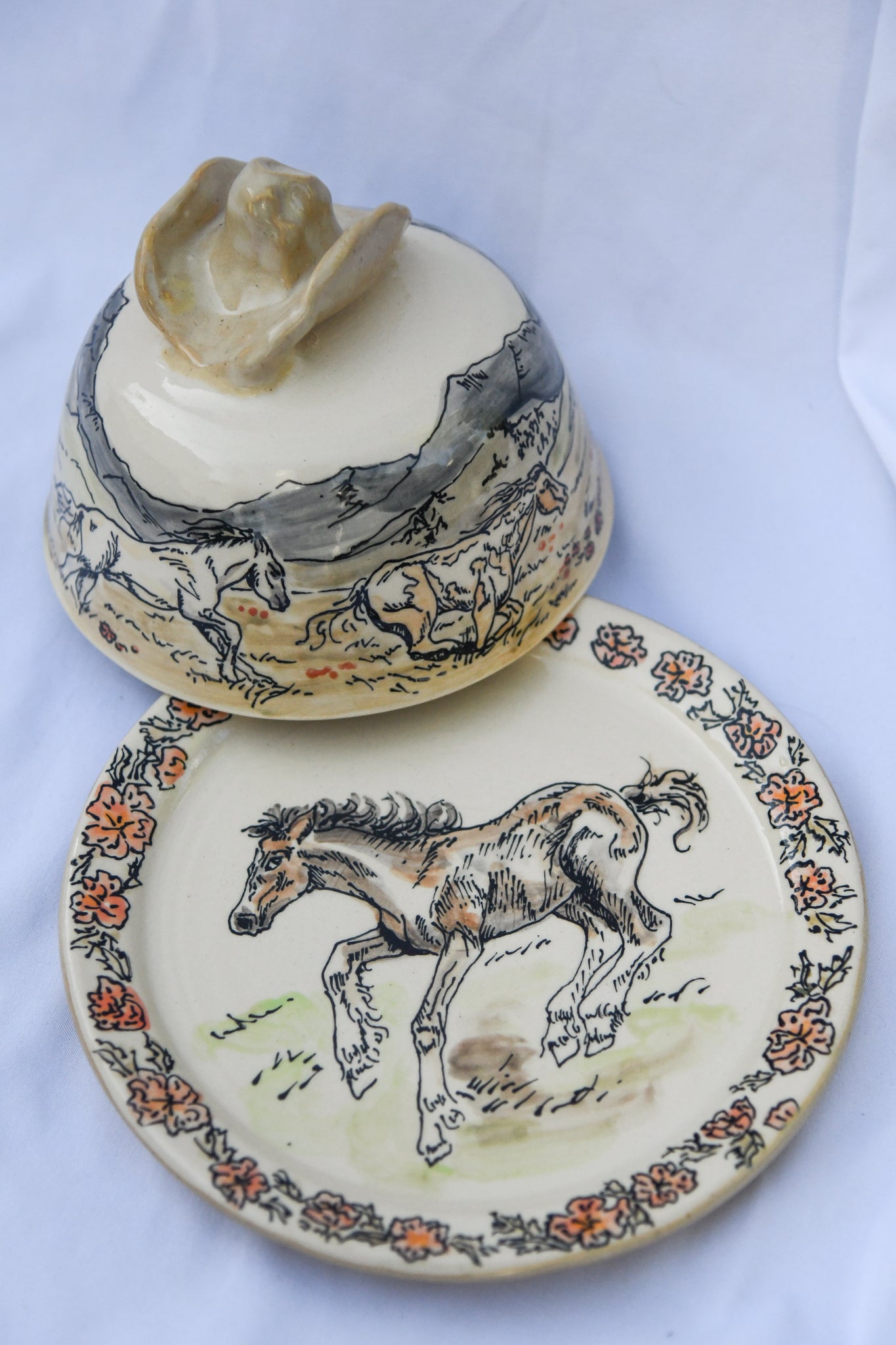 Running Horse Butter Bell