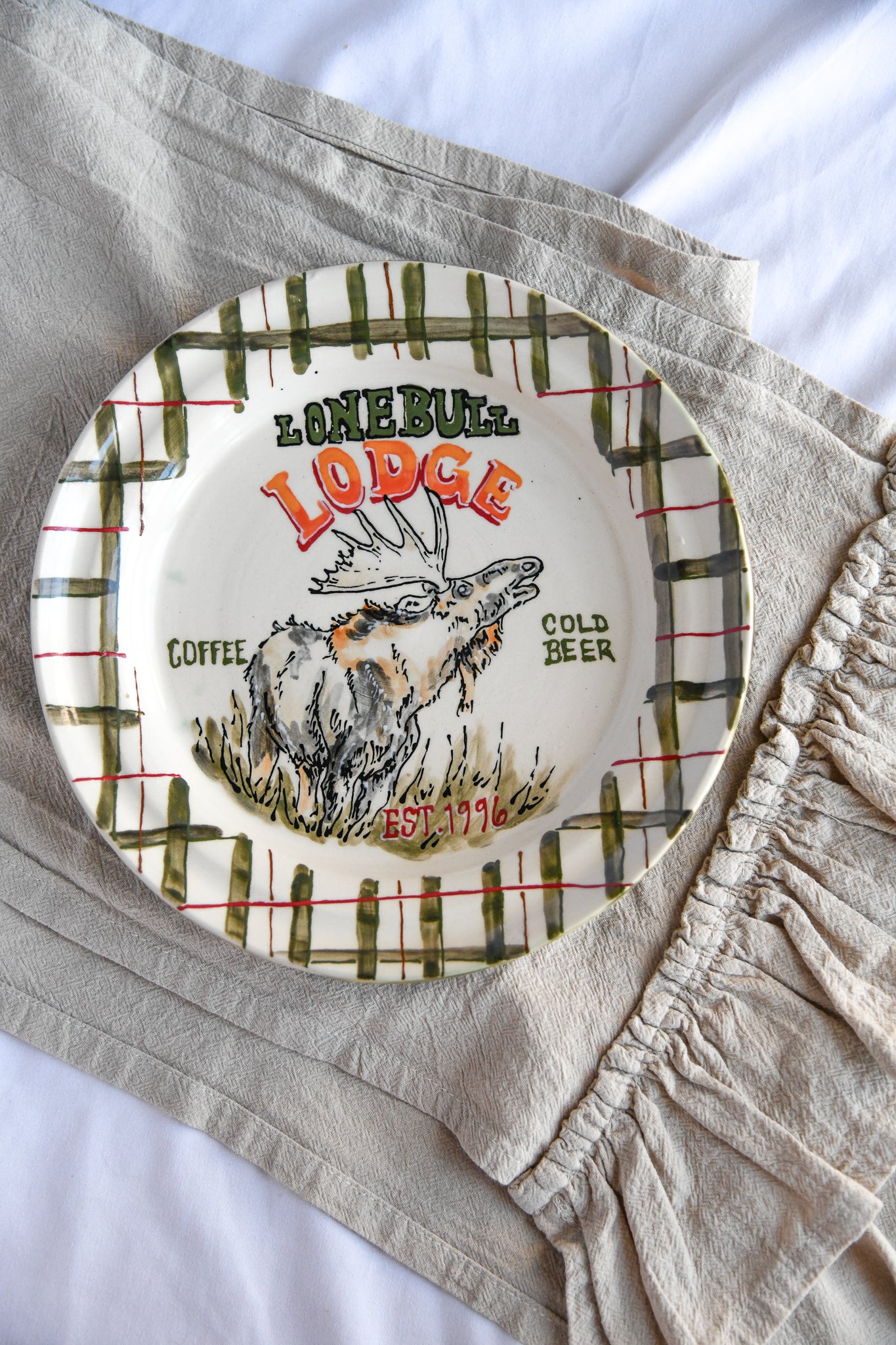 Lone Bull Lodge Plate