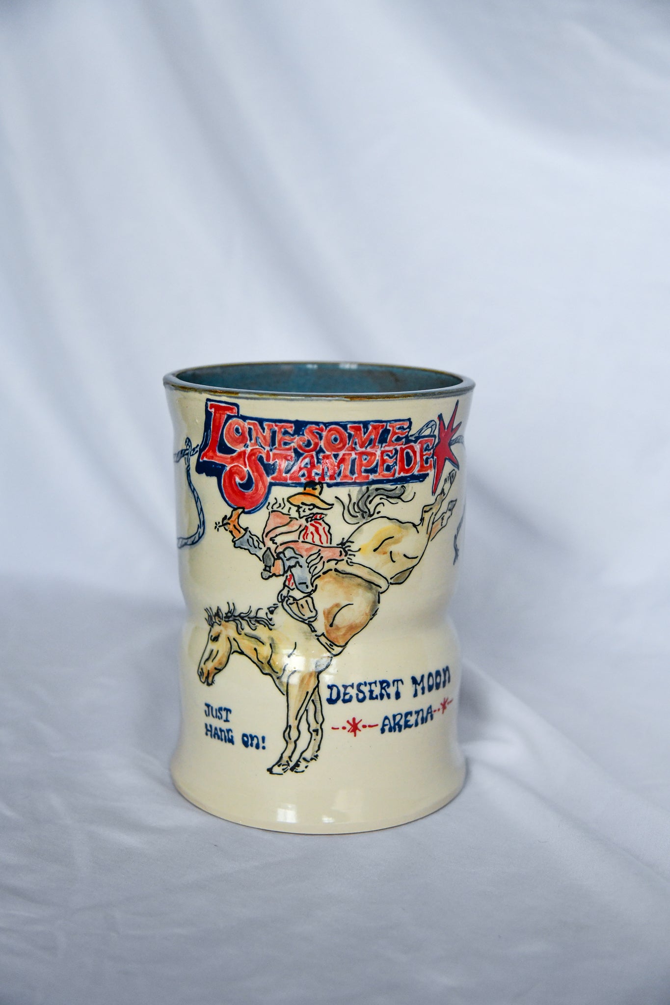 Lonesome Stampede Vase