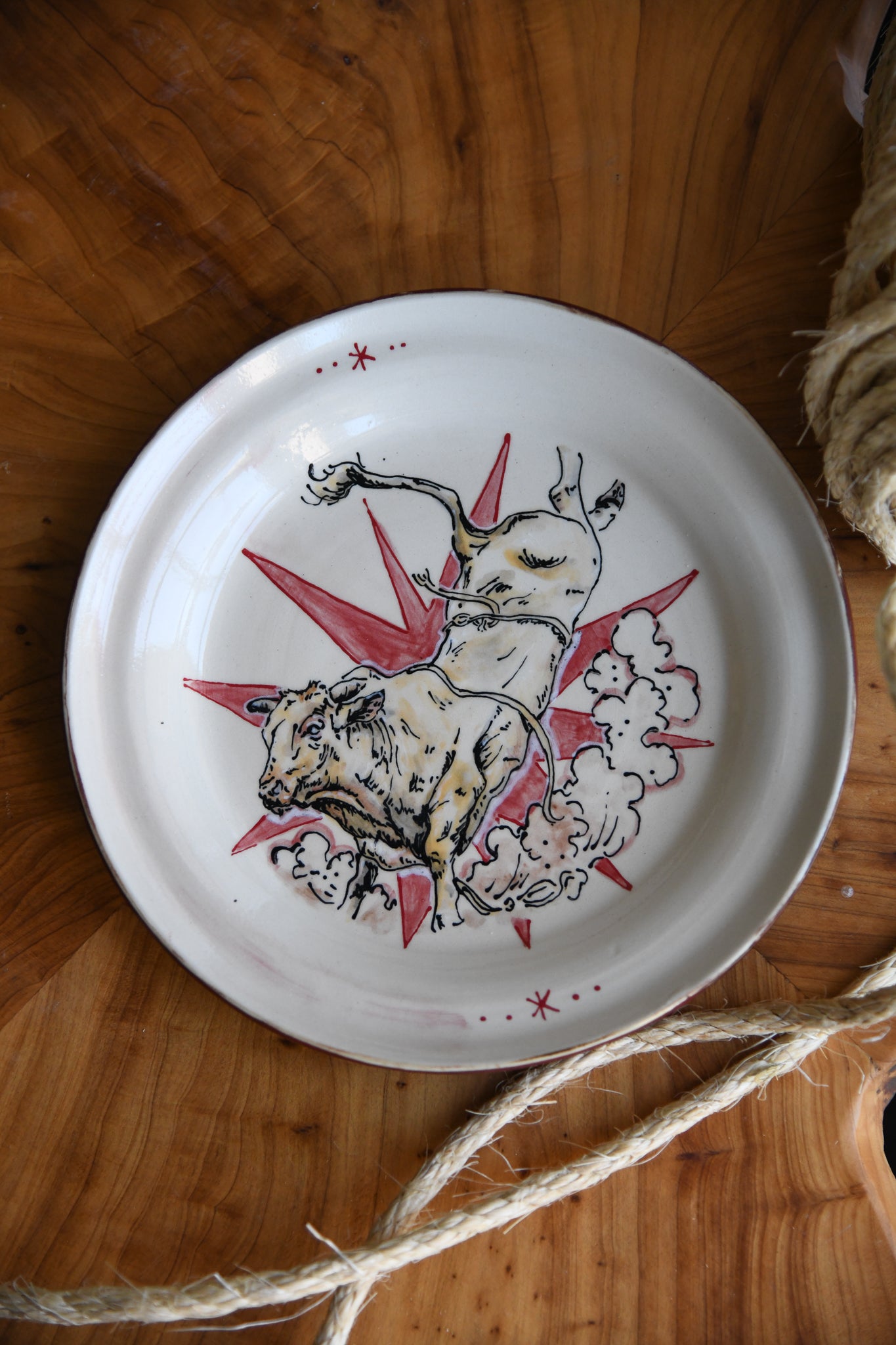 Man Hater Bull Plate