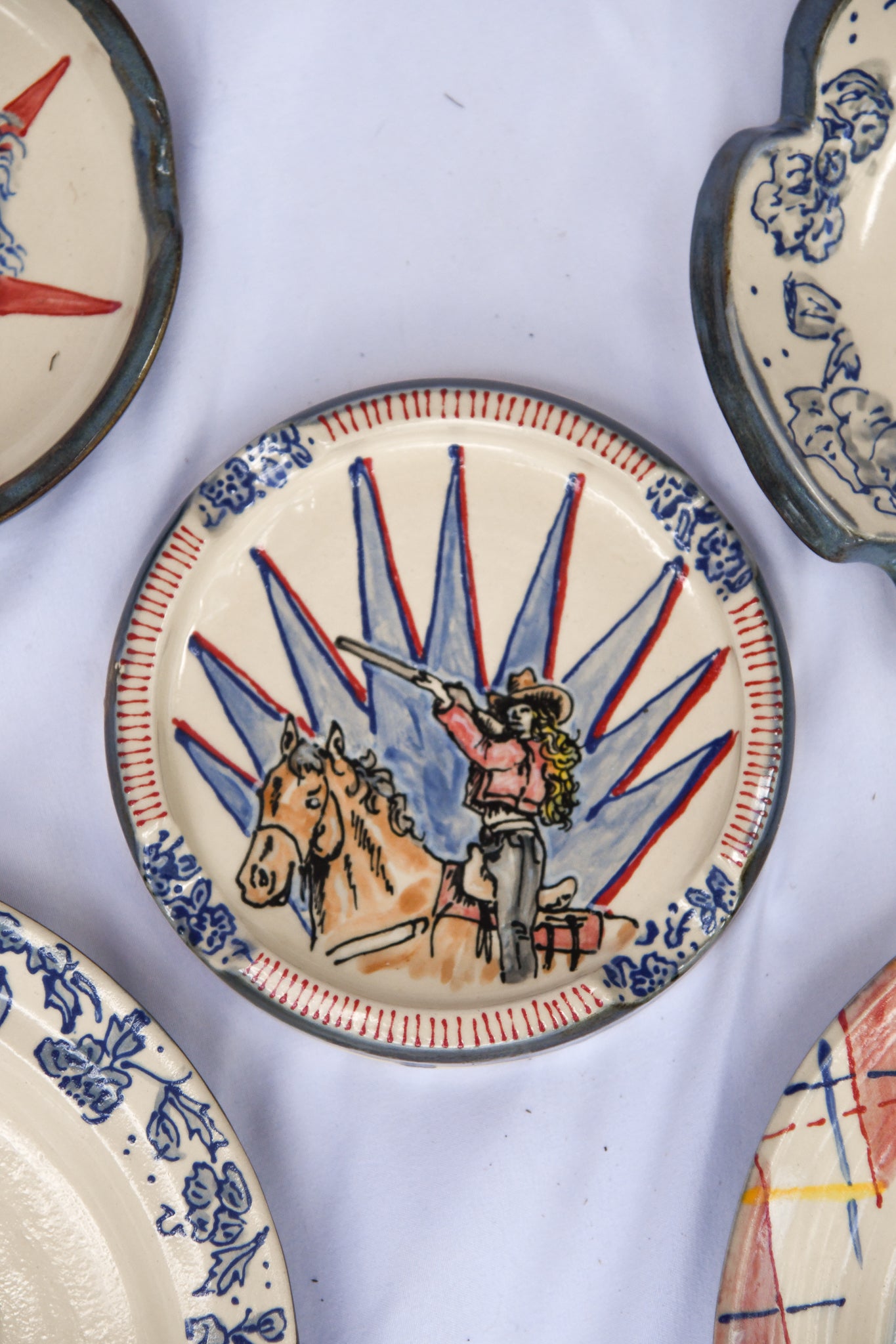 Mounted Shooter Ashtray