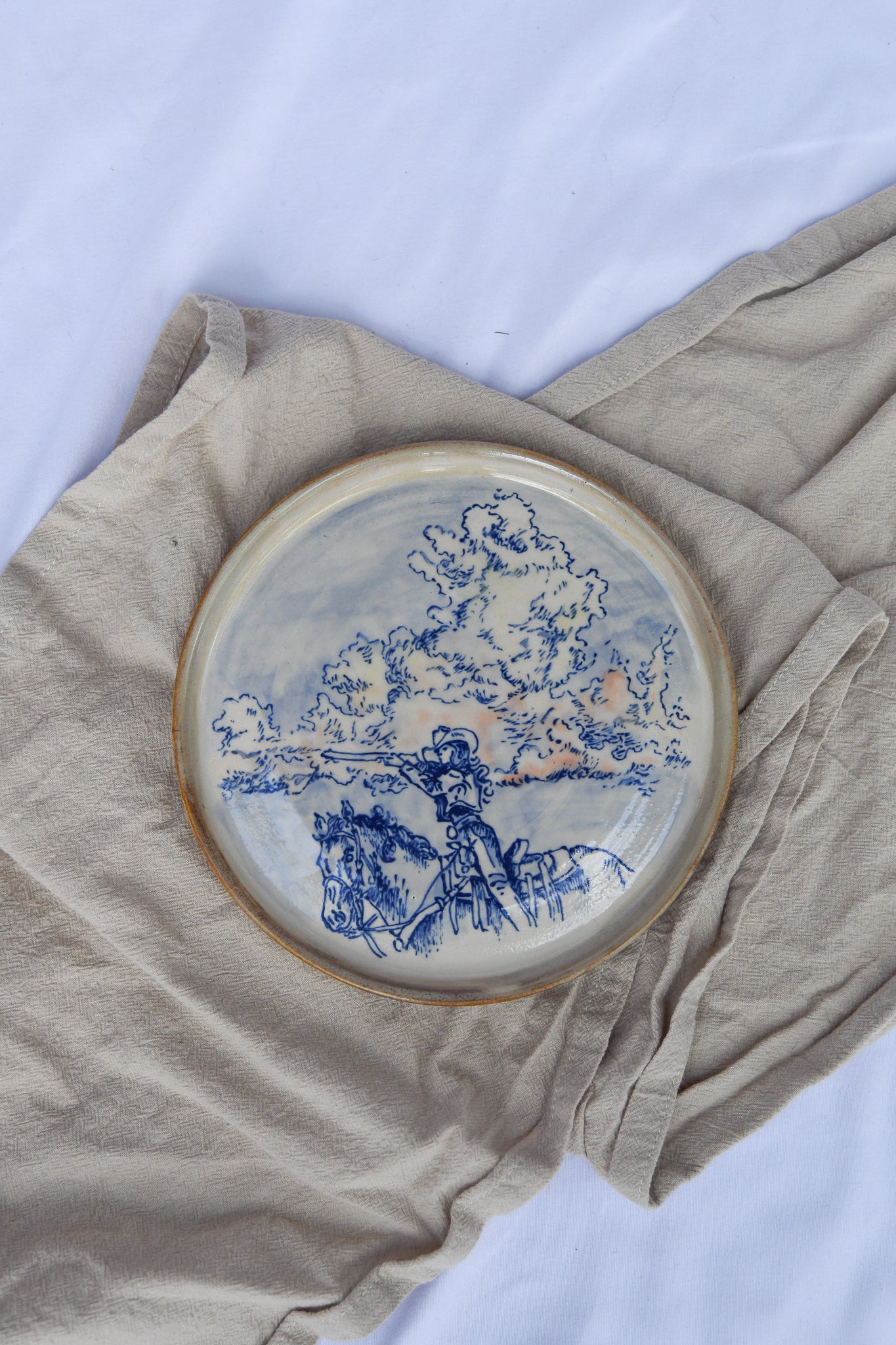 Mounted Shooter Small Plate