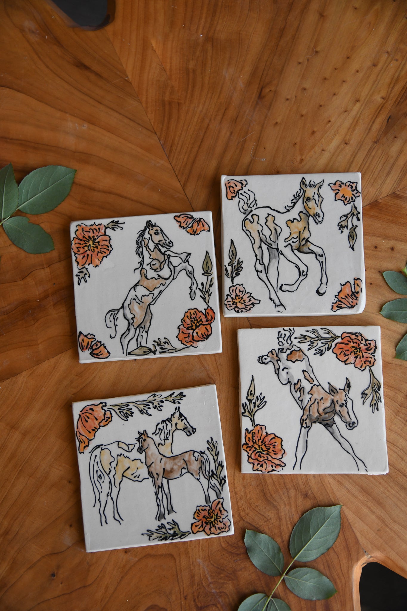 4 Piece Coaster Set